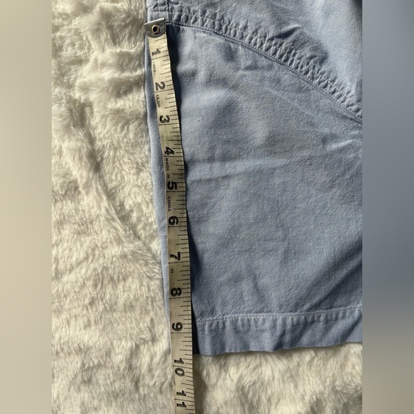 Embroidered Flowers Button Down Short Sleeves Women’s Top, Size: XXL - Picture 9 of 9